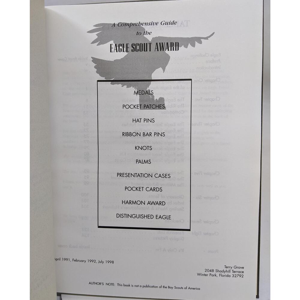 Vintage William O Henry, Class of 2001 Eagle Boy Scout Recognition Banquet Book - Picture 3 of 9